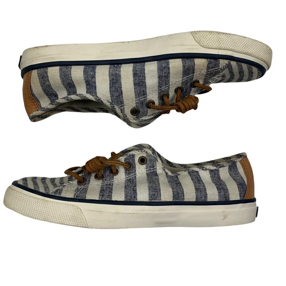 Sperry Top-Sider Seacoast Multi Stripe Fashion Sneakers Women's Size 6.5